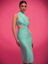 Eilly Bazar Women's Solid Color Sleeveless Pleated Dress For Daily Wear